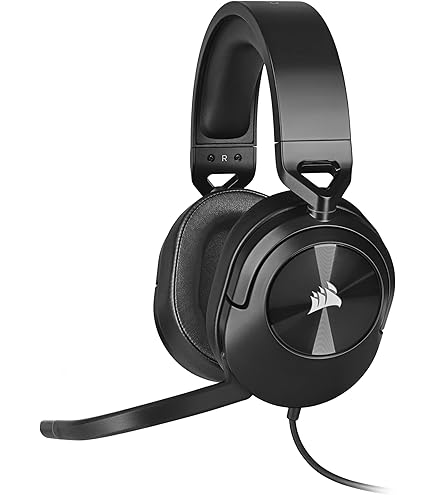 Corsair HS60 HAPTIC Stereo Gaming Headset with Haptic Bass, Carbon